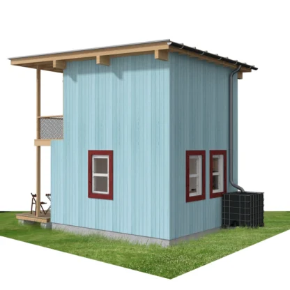 Small Cabin Design with Loft and Porch Eric - Image 9