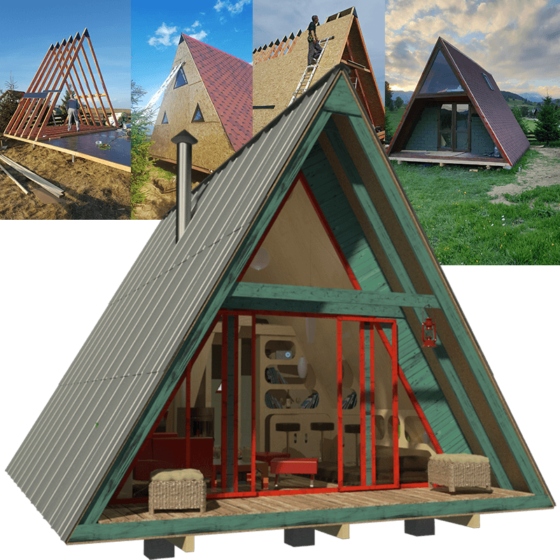 A Frame Tiny House Plans