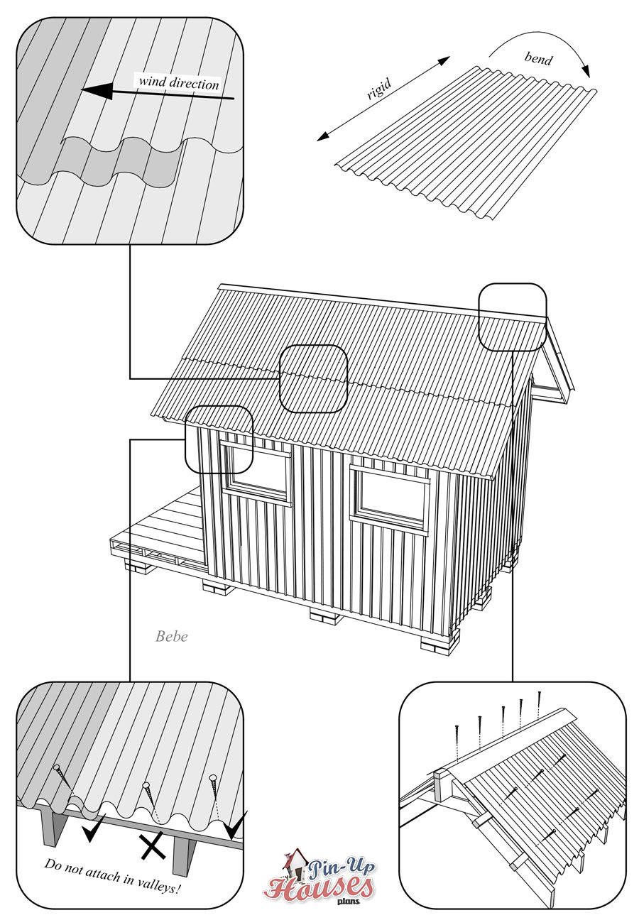 corrugated metal roofing house