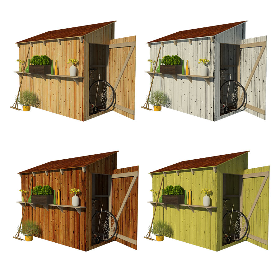 Shed plans with lean to