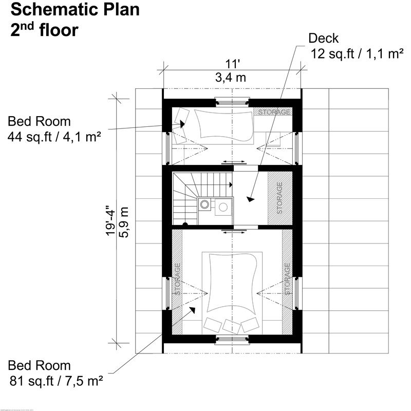 simple 2 story house floor plans
